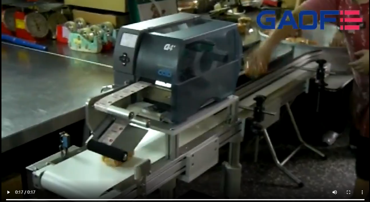 高賦碼 A4+流水線自動打印滾動貼標解決方案